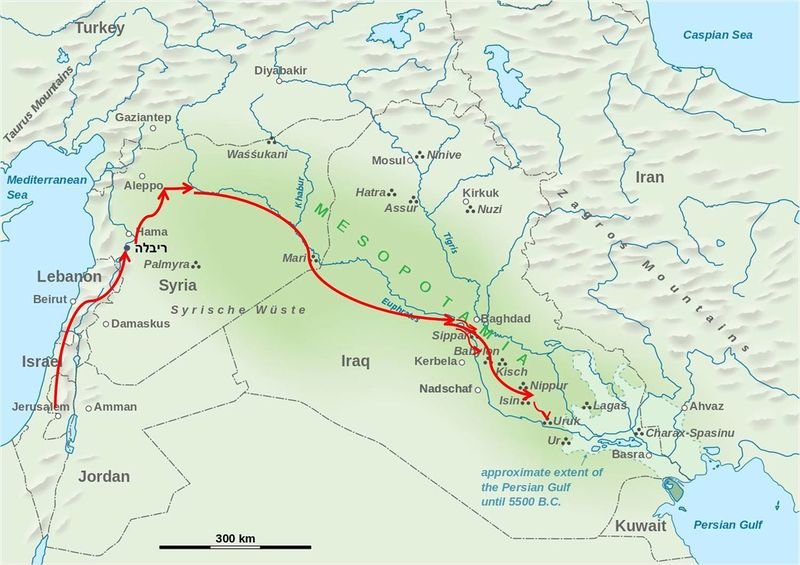 파일:Route exiles Babylon.jpg