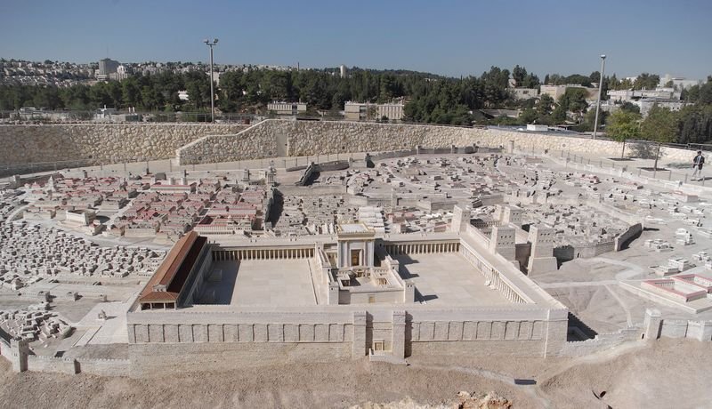 파일:Jerusalem Modell BW 2.JPG